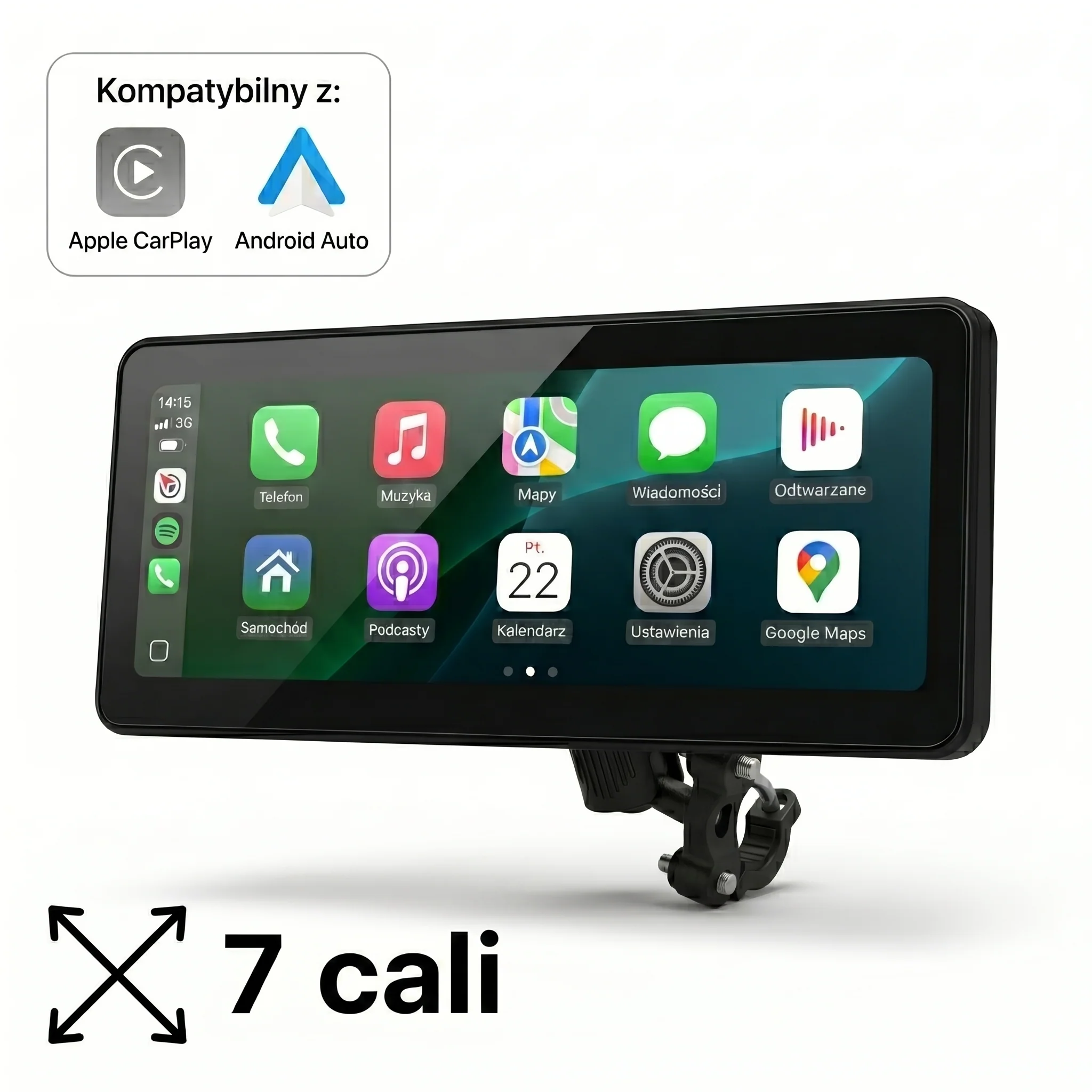 Pantalla de navegación interconectada para motocicleta Moto Link